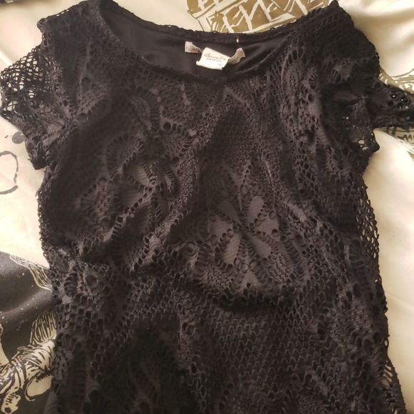Black lace dress - Picture 2 of 2